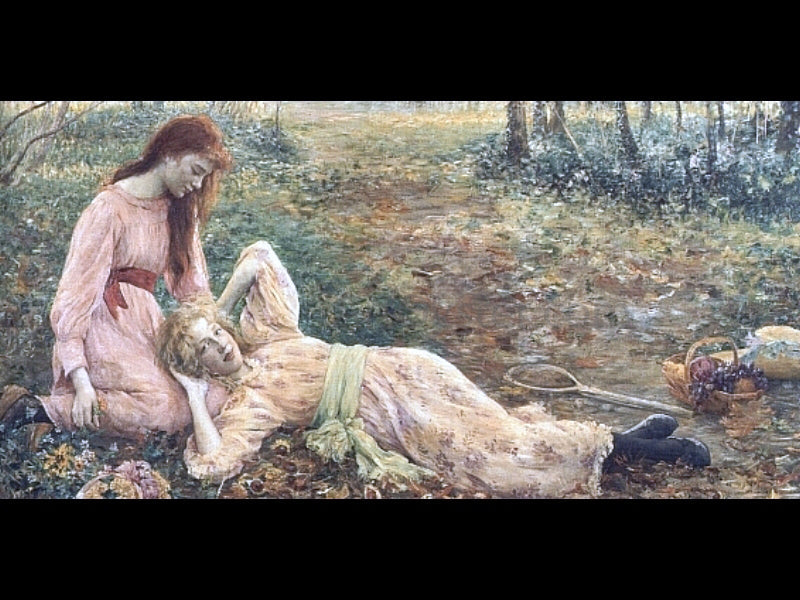 Louise Breslau Friends - Canvas Print