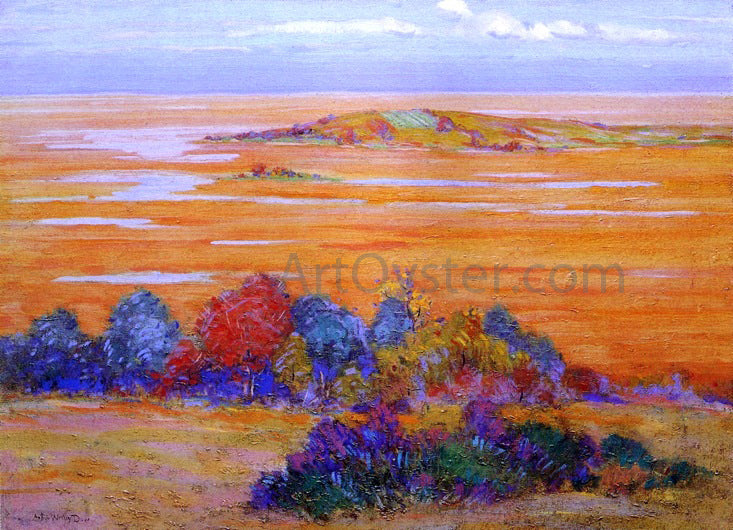 Arthur Wesley Dow From Bayberry Hill - Canvas Print