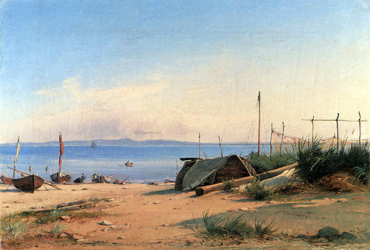 Wilhelm Thomas Pedersen From Hornback Beach - Canvas Print