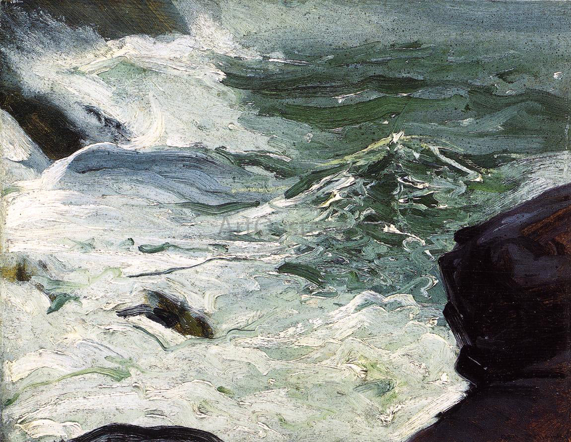 George Wesley Bellows From Rock Top, Monhegan - Canvas Print