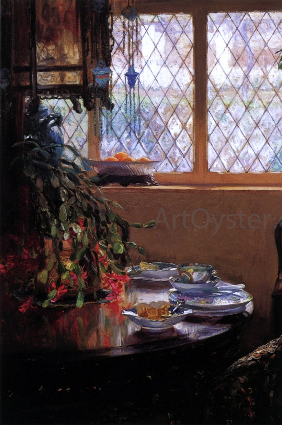 Guy Orlando Rose From the Dining Room Window - Canvas Print
