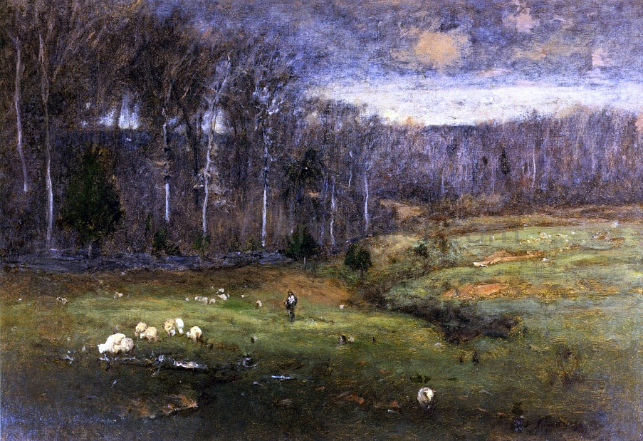 George Inness Frosty Morning, Montclair - Canvas Print