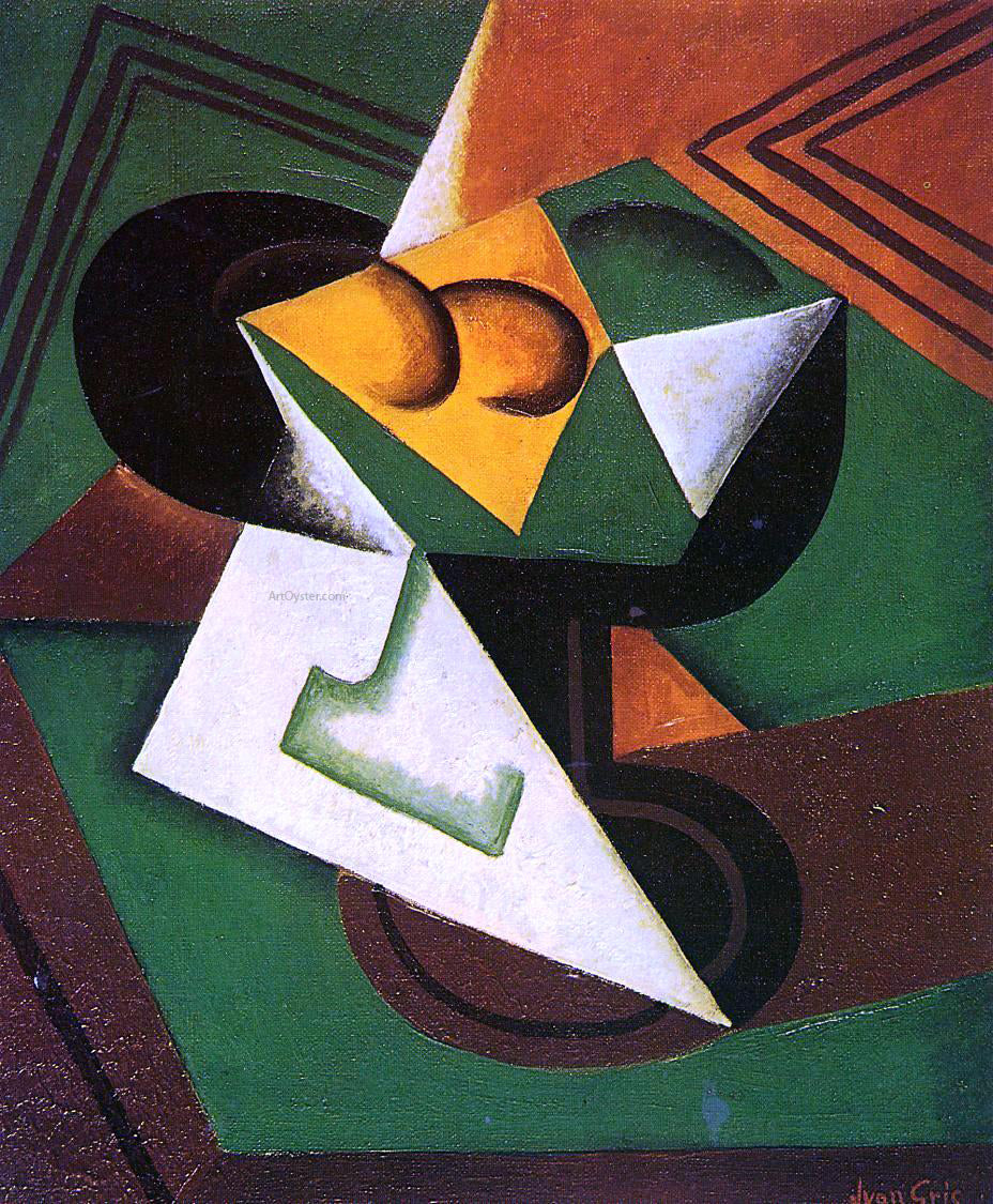 Juan Gris Fruit Bowl and Fruit - Canvas Print