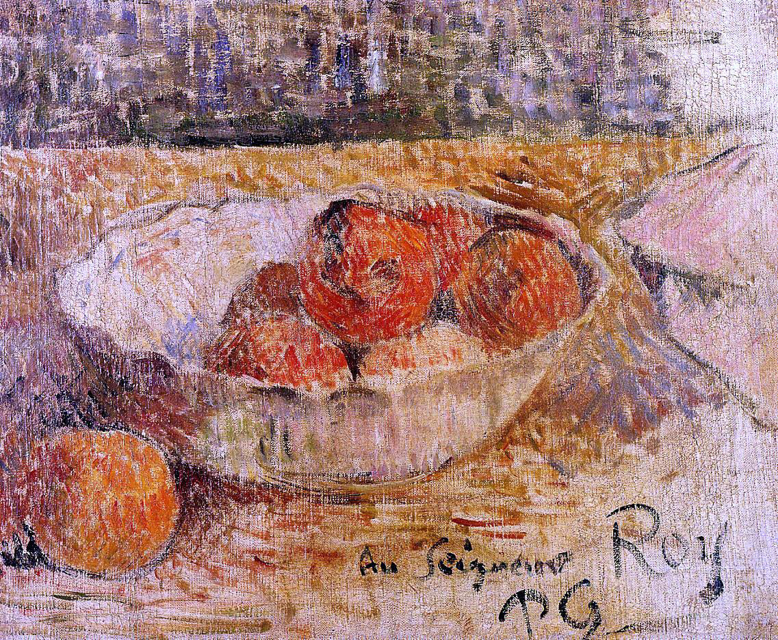 Paul Gauguin Fruit in a Bowl - Canvas Print