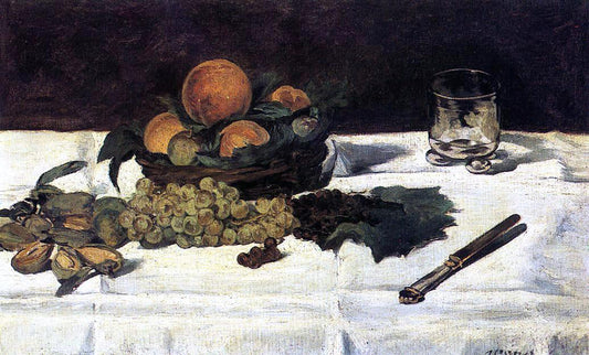 Edouard Manet Fruit on a Table - Canvas Print
