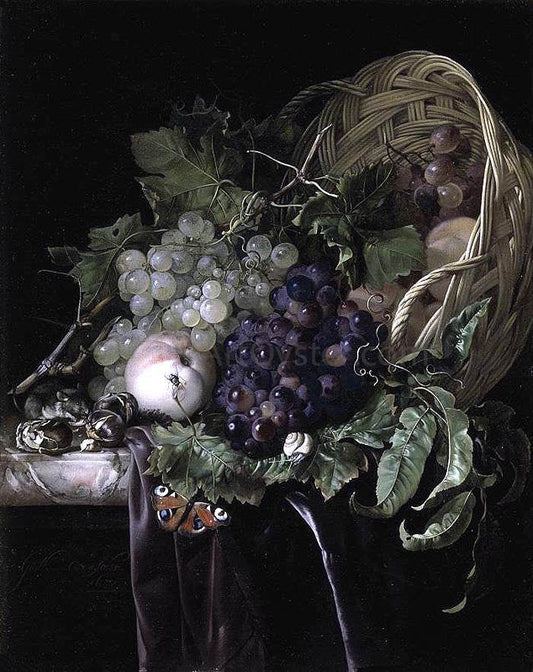 Willem Van Aelst Fruit Still-Life - Canvas Print