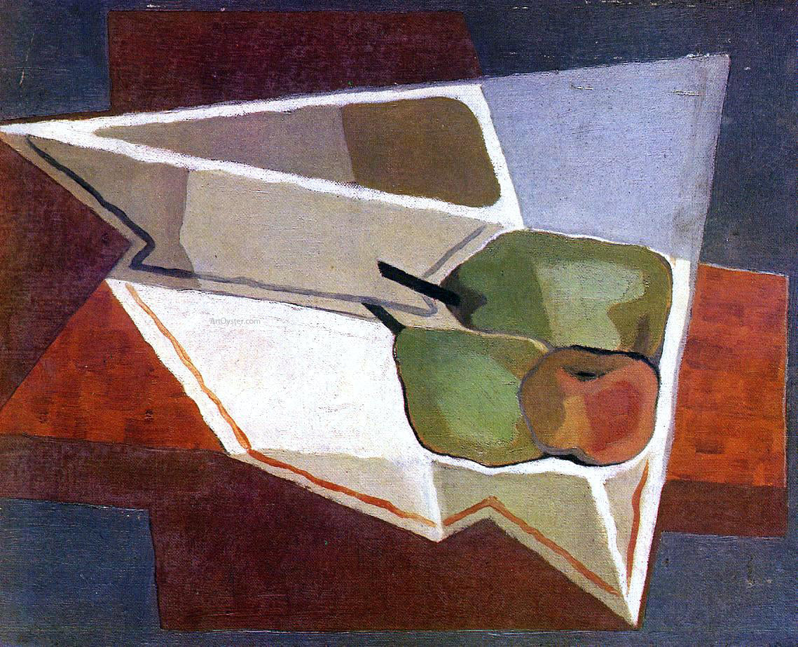 Juan Gris Fruit with Bowl - Canvas Print