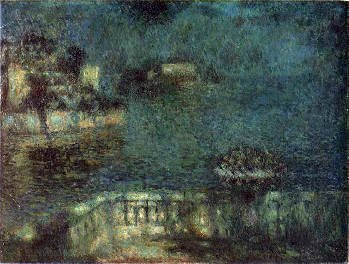 Henri Le Sidaner Full Moon - Canvas Print
