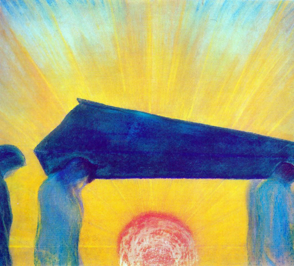 Mikalojus Ciurlionis Funeral Symphony II - Canvas Print