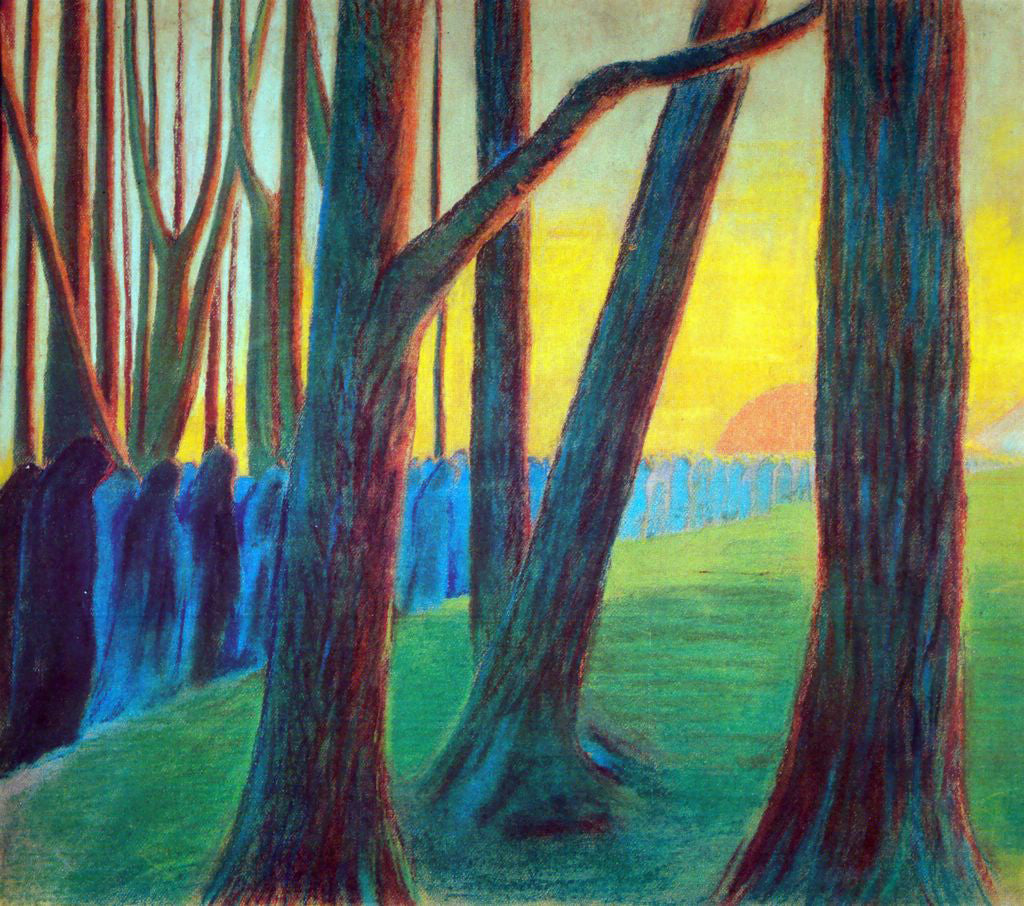 Mikalojus Ciurlionis Funeral Symphony III - Canvas Print