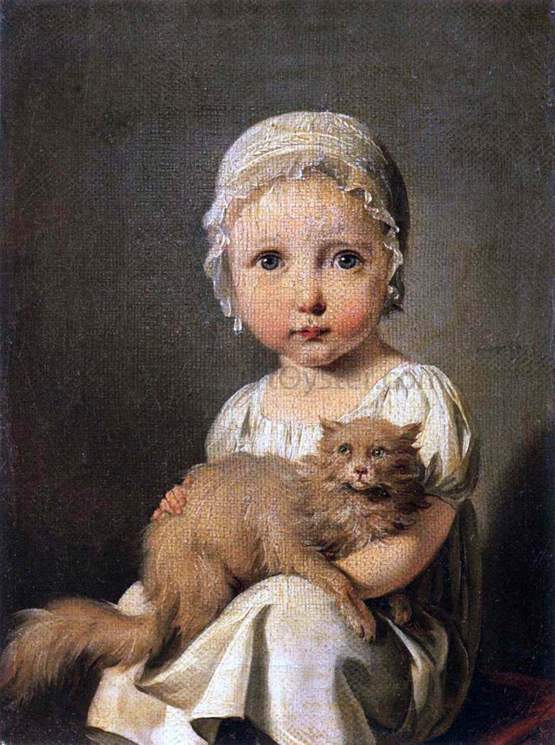 Louis Leopold Boilly Gabrielle Arnault as a Child - Canvas Print