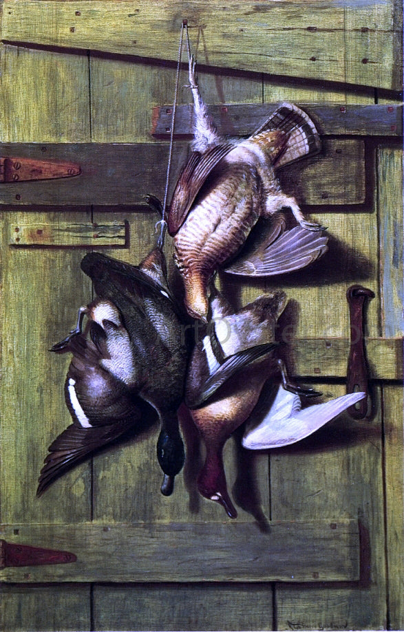 Richard La Barre Goodwin Game Hanging on a Cabin Door - Canvas Print