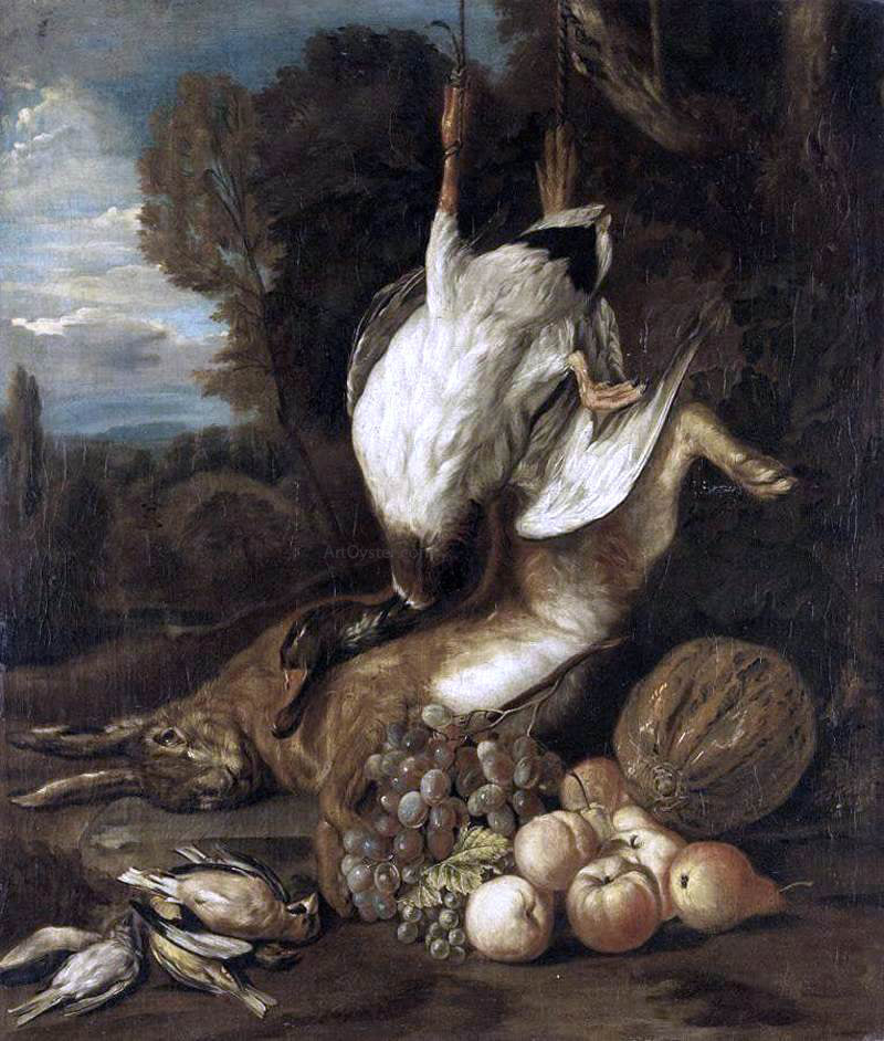 Pieter Andreas Rysbrack Game Still-Life - Canvas Print