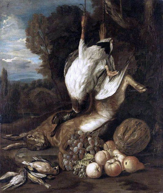 Pieter Andreas Rysbrack Game Still-Life - Canvas Print