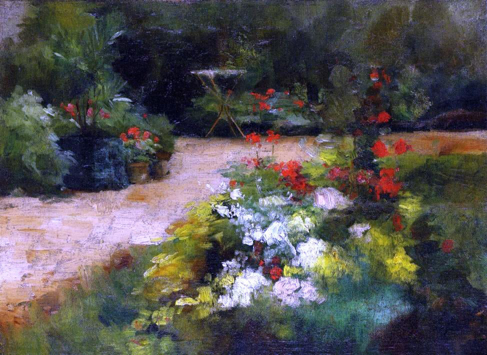 Gustave Caillebotte A Garden - Canvas Print
