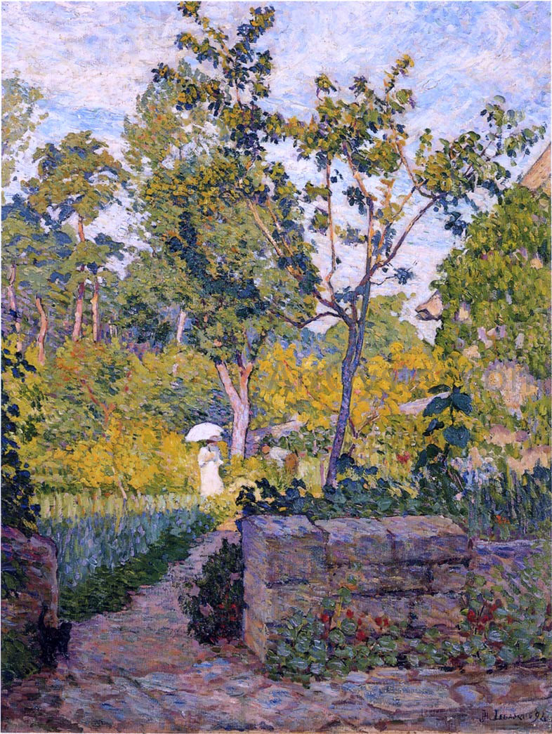 Henri Lebasque Garden at Champigny - Canvas Print