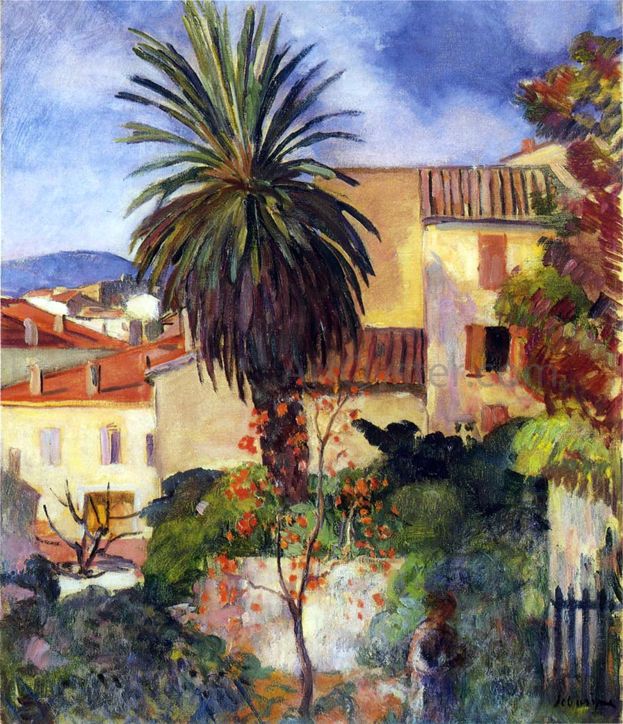Henri Lebasque A Garden at St Tropez - Canvas Print