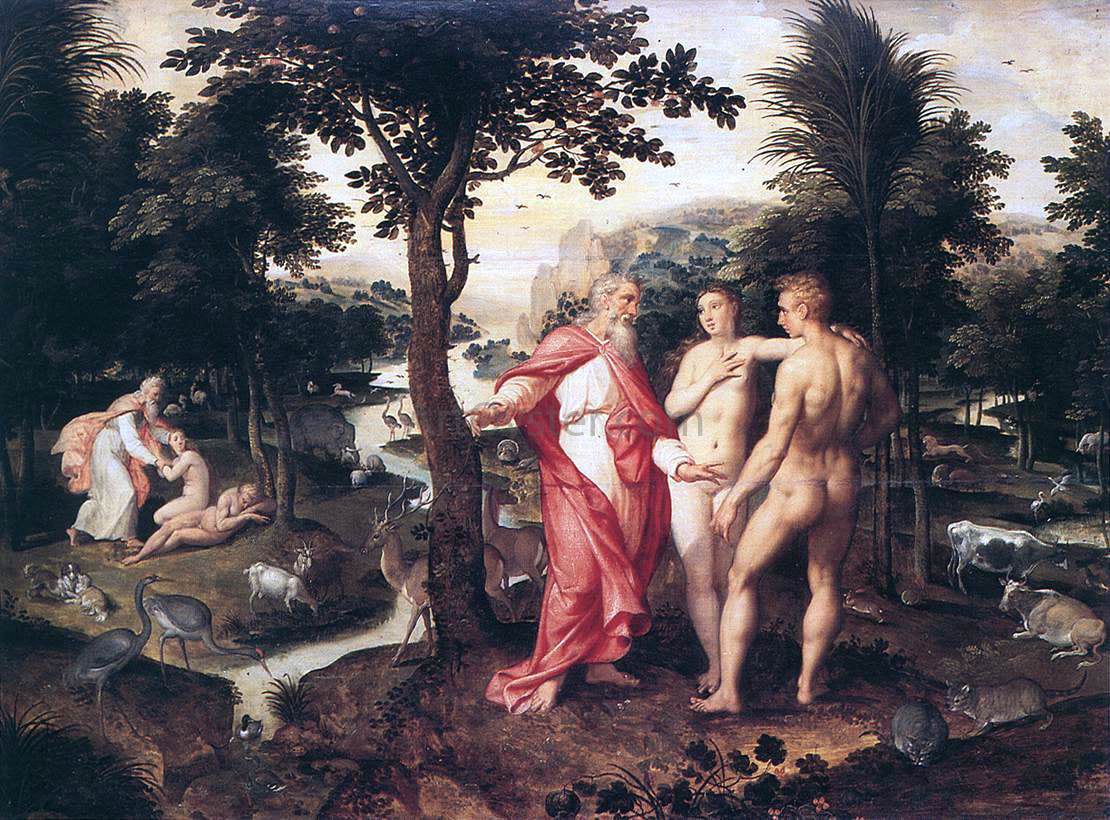 Jacob De Backer Garden of Eden - Canvas Print