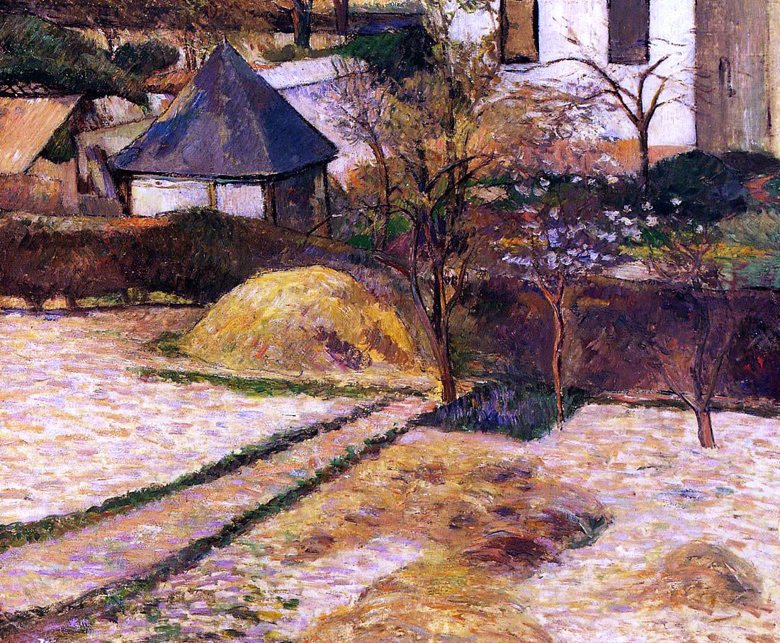 Paul Gauguin Garden View, Rouen - Canvas Print