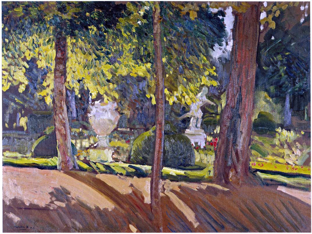 Joaquin Sorolla Y Bastida Gardens of La Granja - Canvas Print