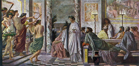 Anselm Friedrich Feuerbach Gastmahl des Plato - Canvas Print