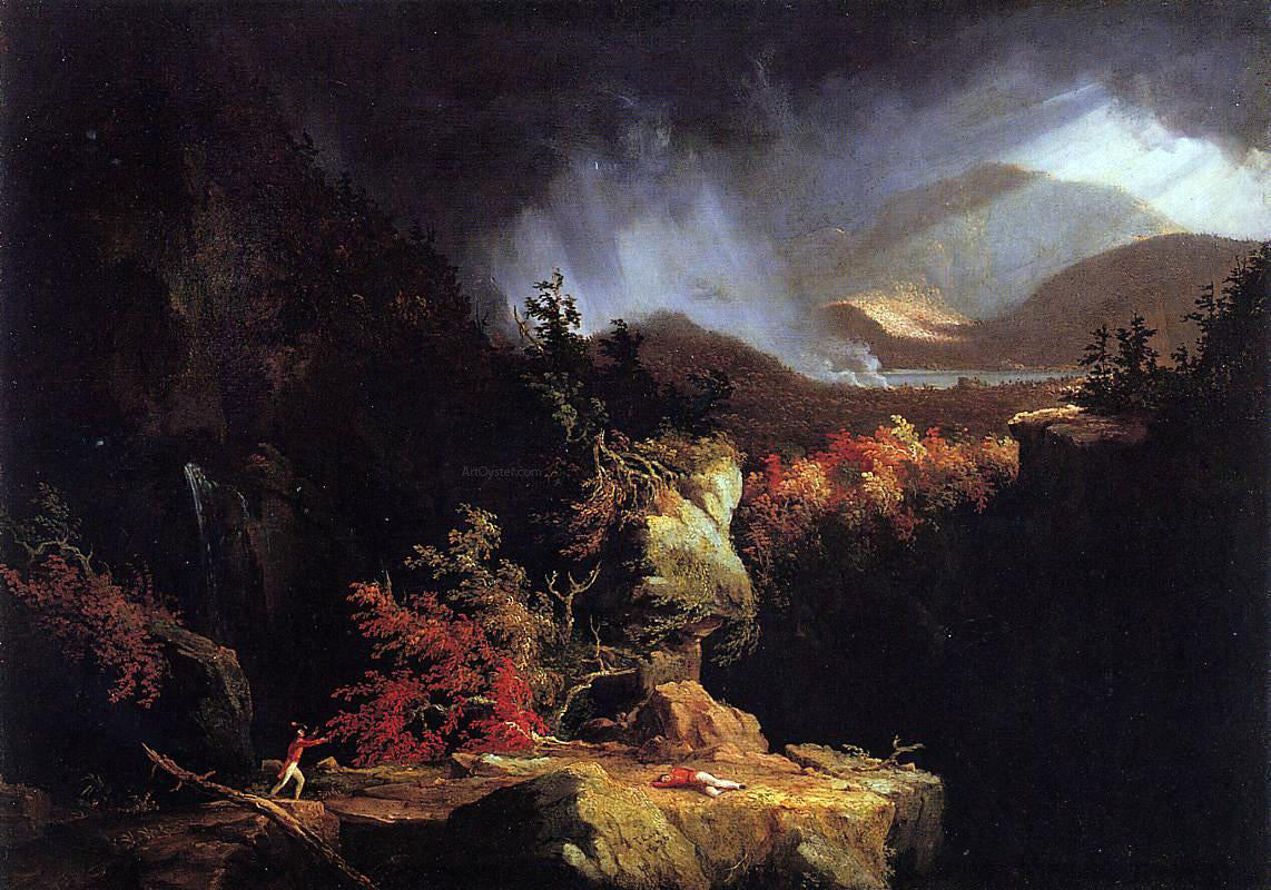 Thomas Cole Gelyna (also known as View near Ticonderoga) - Canvas Print
