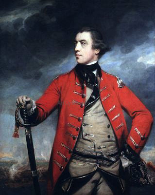Sir Joshua Reynolds General John Burgoyne - Canvas Print