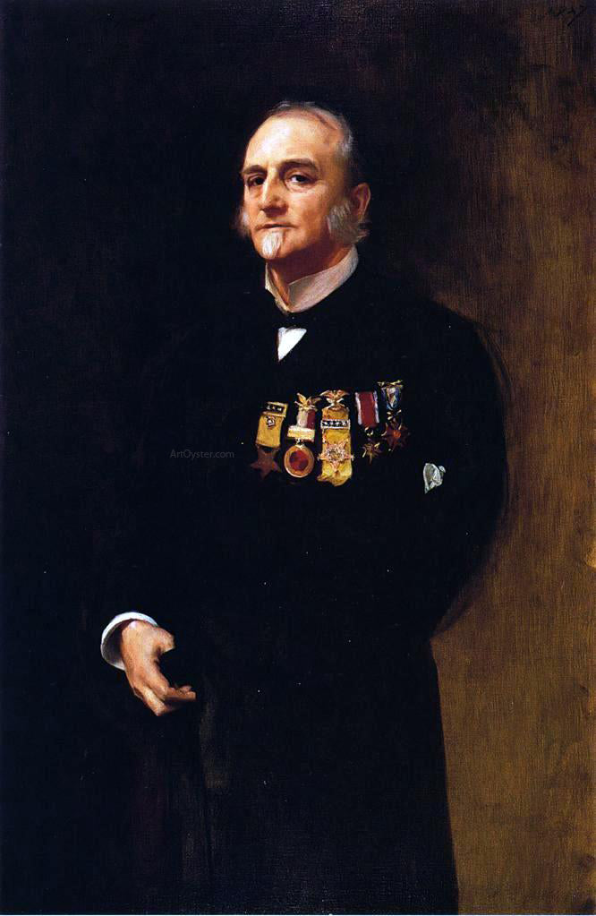 John Singer Sargent General Lucius Fairchild - Canvas Print