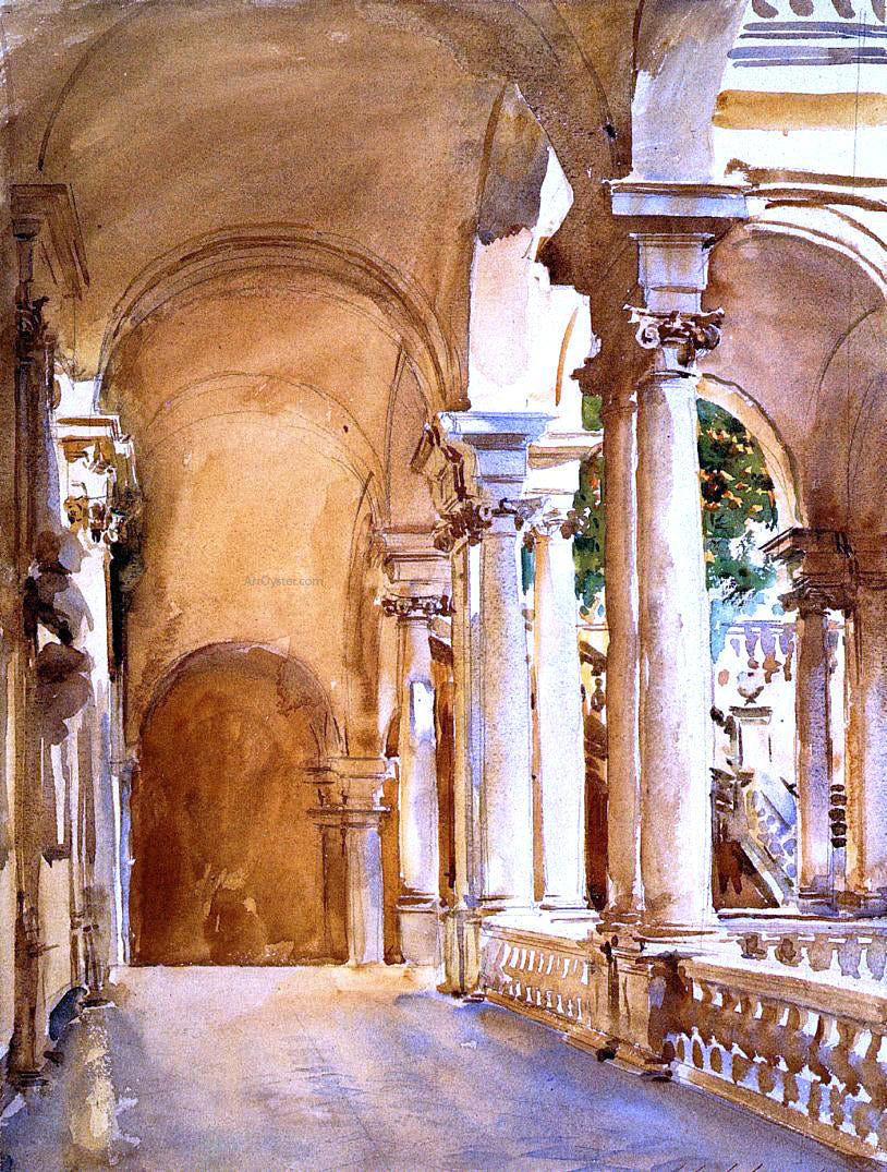 John Singer Sargent Genoa, the University - Canvas Print