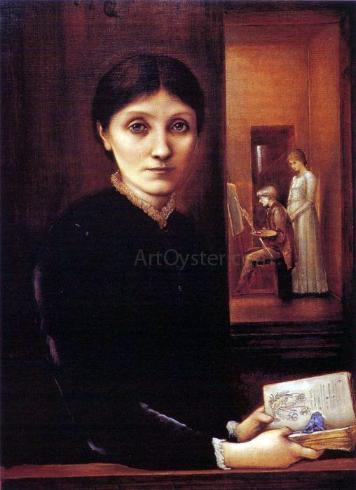 Sir Edward Burne-Jones Georgiana Burne-Jones - Canvas Print