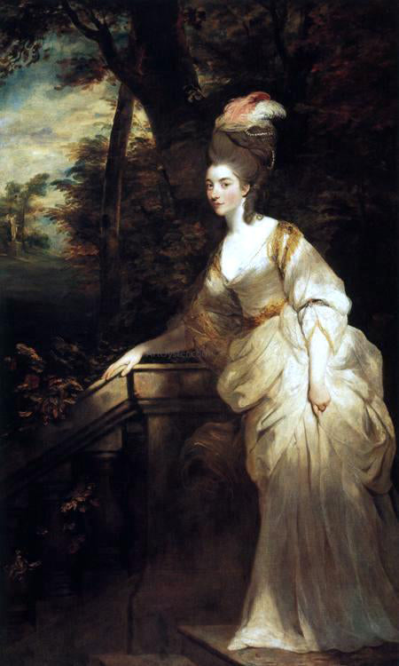 Sir Joshua Reynolds Georgiana, Duchess of Devonshire - Canvas Print