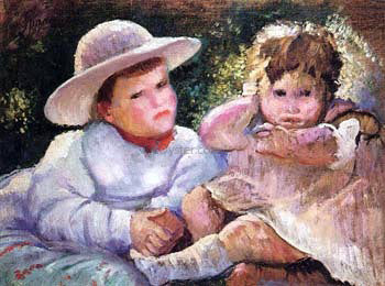 Armando Spadini Gioco di Bimbi - Canvas Print