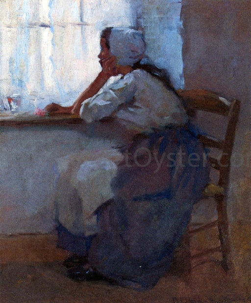 Robert Lewis Reid Girl at the Window - Canvas Print