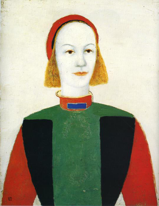 Kazimir Malevich Girl - Canvas Print