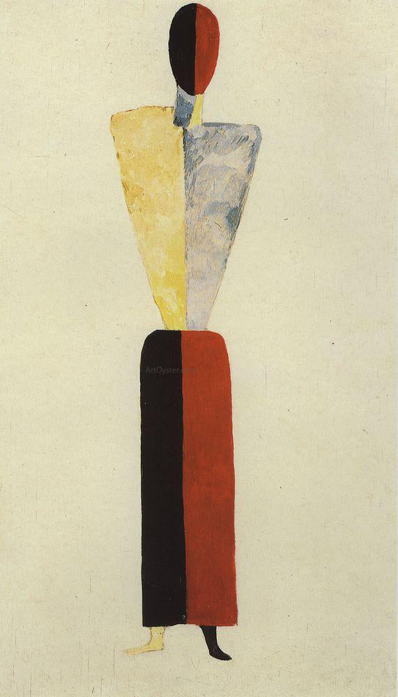 Kazimir Malevich Girl Figure - Canvas Print