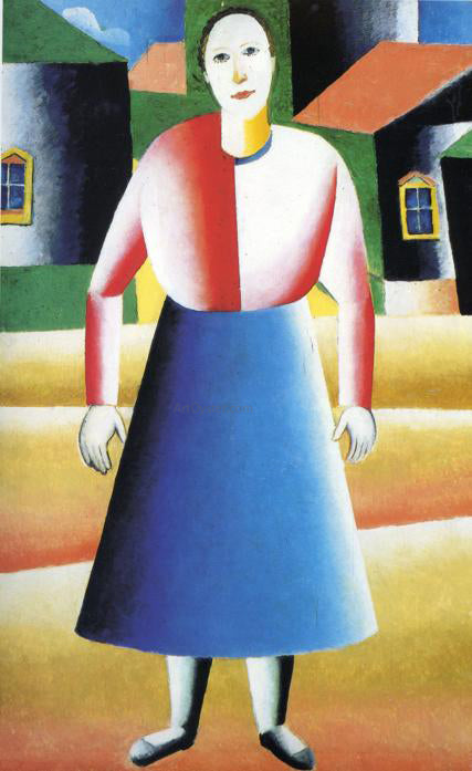 Kazimir Malevich Girl in the Country - Canvas Print
