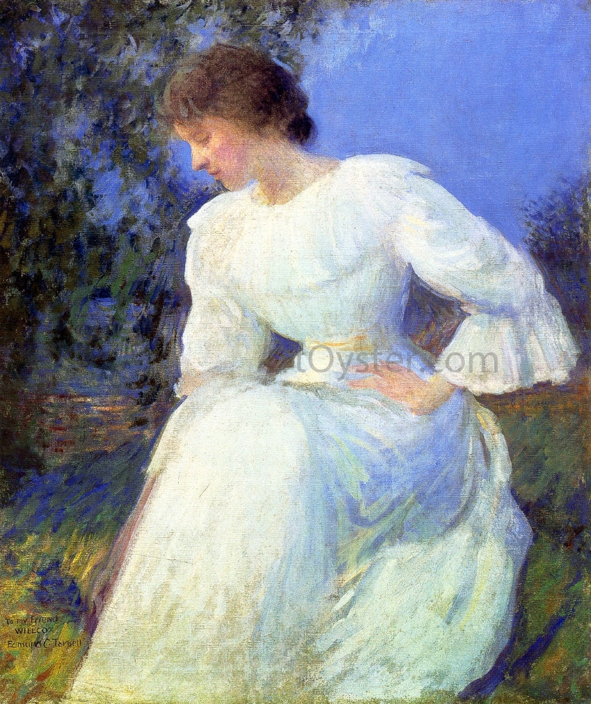 Edmund Tarbell Girl in White - Canvas Print