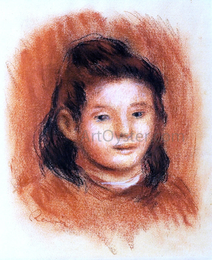 Pierre Auguste Renoir Girl's Head - Canvas Print