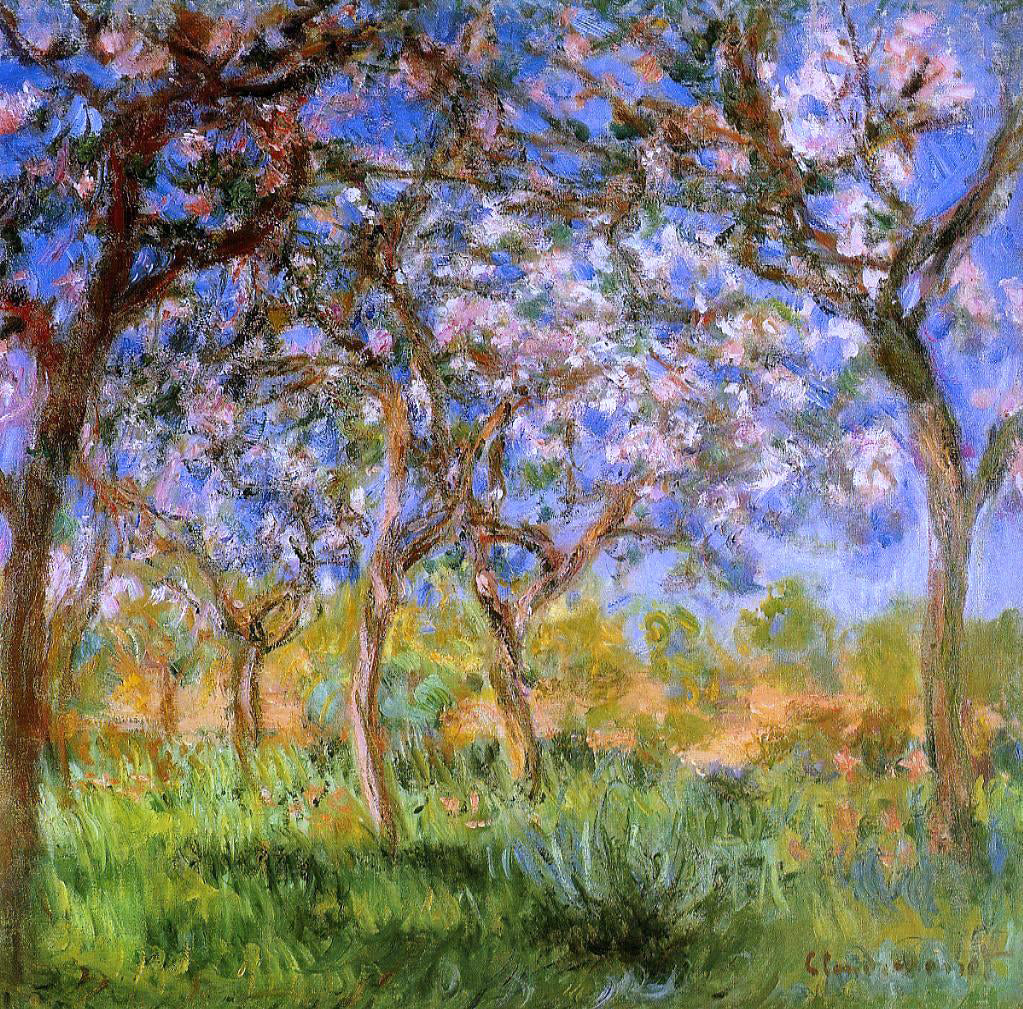 Claude Oscar Monet Giverny in Springtime - Canvas Print