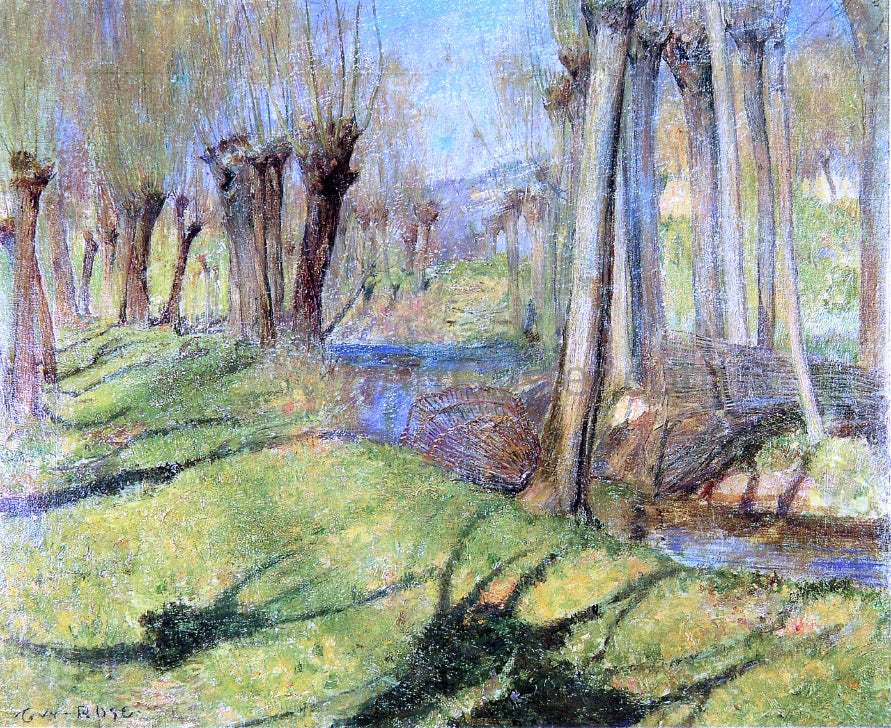 Guy Orlando Rose Giverny Willows - Canvas Print