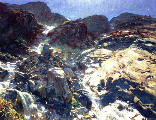 John Singer Sargent Glacier Streams - Canvas Print