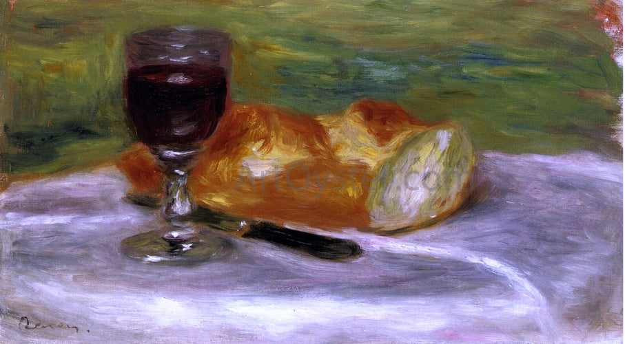 Pierre Auguste Renoir Glass of Wine - Canvas Print