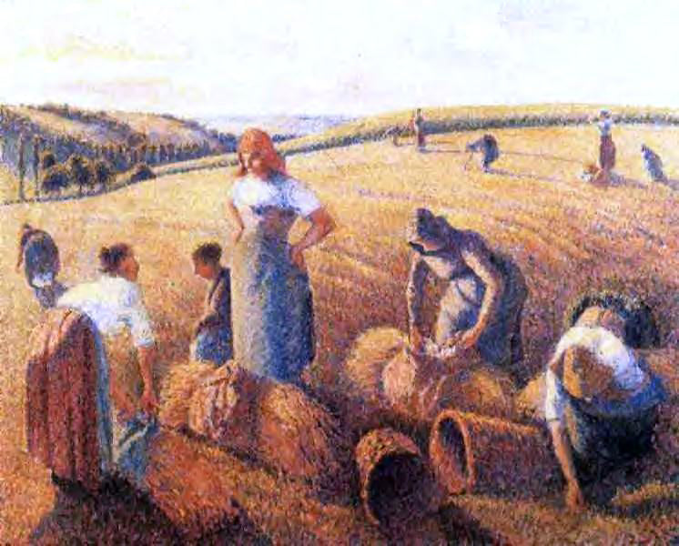 Winckworth Allan Gay Gleaners - Canvas Print
