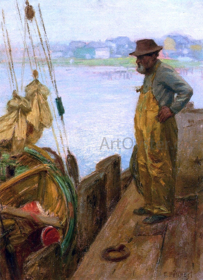 Edward Potthast Gloucester Fisherman - Canvas Print