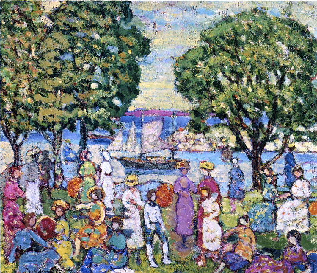 Maurice Prendergast Gloucester Harbor - Canvas Print
