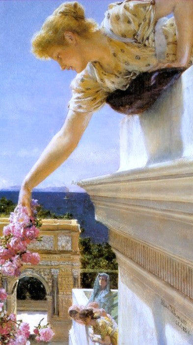 Sir Lawrence Alma-Tadema God Speed! - Canvas Print