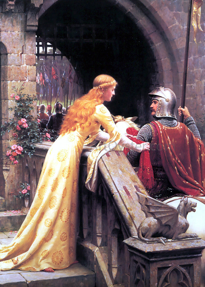 Edmund Blair Leighton God Speed! - Canvas Print