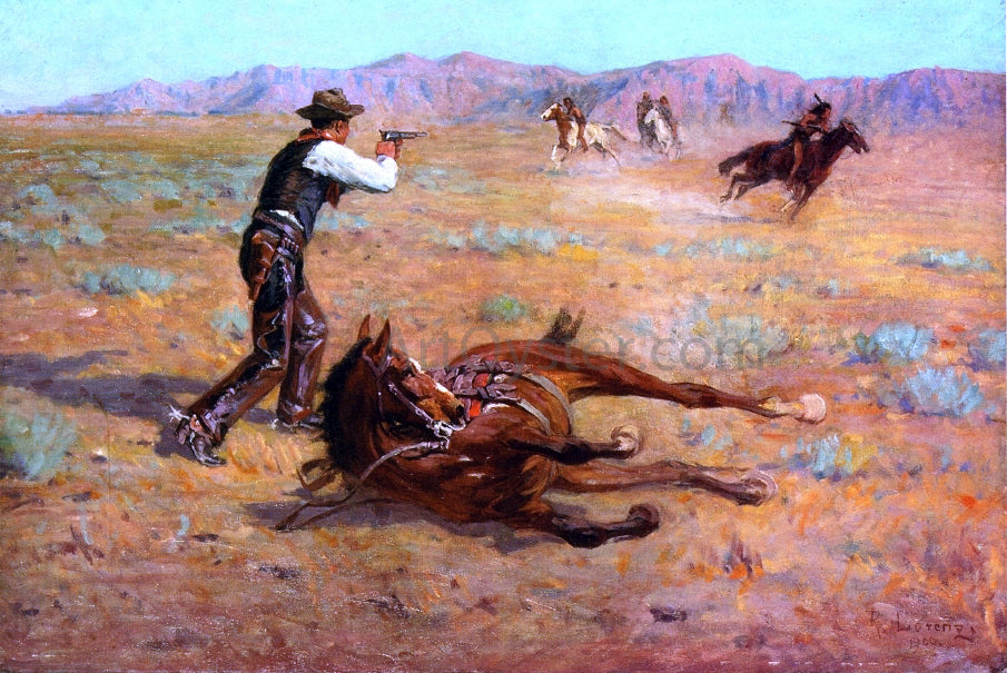 Richard Lorenz Going it Alone - Canvas Print