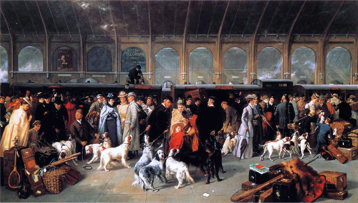 George Earl Going North, King's Cross Station - Canvas Print