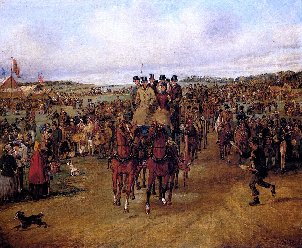 Henry Alken Going To The Derby - Canvas Print